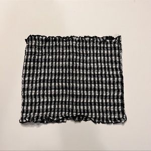 john galt checkered tube top